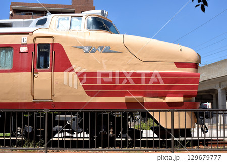 保存展示されるクハ489-501ボンネット車 129679777