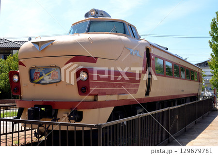 保存展示されるクハ489-501ボンネット車 129679781