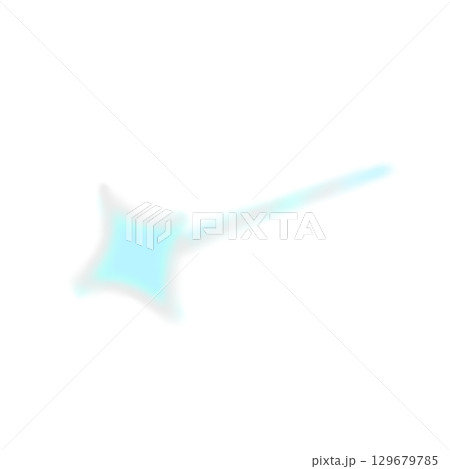 流れ星　ひし形　シンプル 129679785