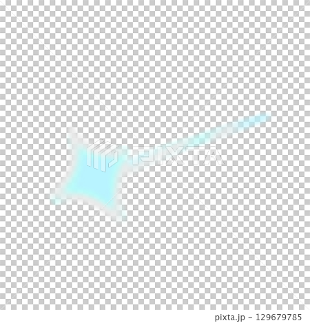 流れ星　ひし形　シンプル 129679785