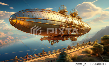 空飛ぶ飛行船 空飛ぶ飛行船 129680014
