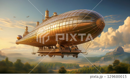 空飛ぶ飛行船 129680015