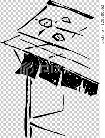 お店の軒先 129680062