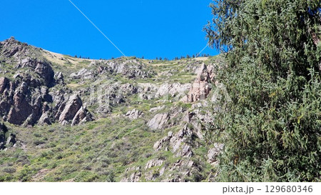 Beautiful Mountain Landscape. Nature Background. 129680346