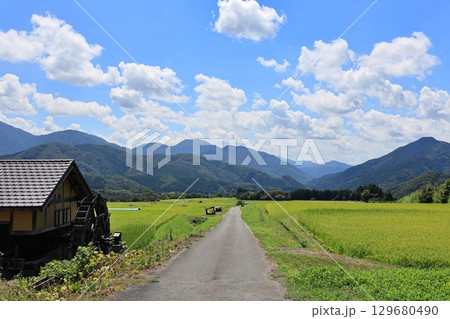 夏の貝田集落　9 129680490