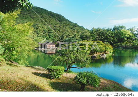 栗林公園 掬月亭 栗林公園 掬月亭 129680645