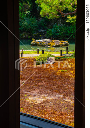 【京都風景】青蓮院　龍心池が魅せる趣きある庭 129683066