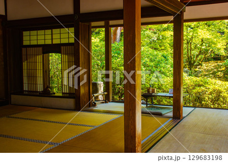 【京都風景】青蓮院　龍心池が魅せる趣きある庭 129683198