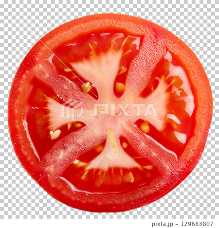 Sliced tomatoes 129683807