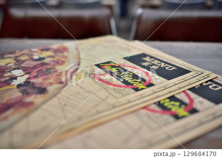 Menu of Tube Station popular Pizza restaurant in Beijing, China Menu of Tube Station popular Pizza restaurant in Beijing, China 129684170
