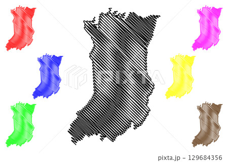 Sobradinho municipality (Bahia state, Municipalities of Brazil, Federative Republic of Brazil) map vector illustration, scribble sketch Sobradinho map Sobradinho municipality (Bahia state, Municipalities of Brazil, Federative Republic of Brazil) map vector illustration, scribble sketch Sobradinho map 129684356