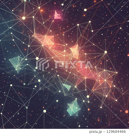 星空のアブストラクトライン 129684466