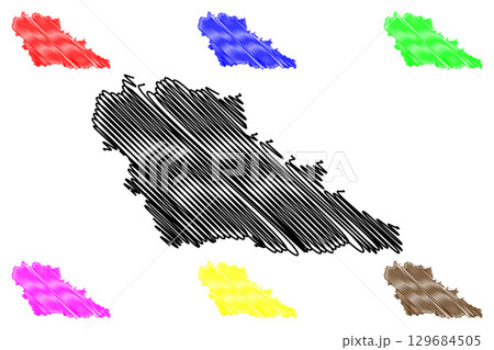 Babergh Non-metropolitan district (United Kingdom of Great Britain and Northern Ireland, ceremonial county Suffolk, England) map vector illustration, scribble sketch map Babergh Non-metropolitan district (United Kingdom of Great Britain and Northern Ireland, ceremonial county Suffolk, England) map vector illustration, scribble sketch map 129684505