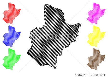 London Borough of Bexley (United Kingdom of Great Britain and Northern Ireland, Ceremonial county and region Greater London, England) map vector illustration, scribble sketch map London Borough of Bexley (United Kingdom of Great Britain and Northern Ireland, Ceremonial county and region Greater London, England) map vector illustration, scribble sketch map 129684651