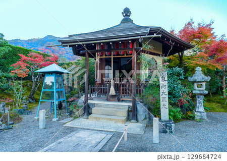 京都　三秀院　東向き大黒天の秋 129684724
