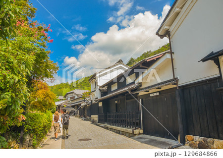 夏の京都　奥嵯峨の風景 129684866