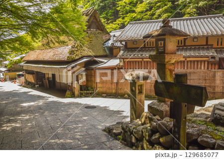 夏の京都　奥嵯峨の風景 129685077