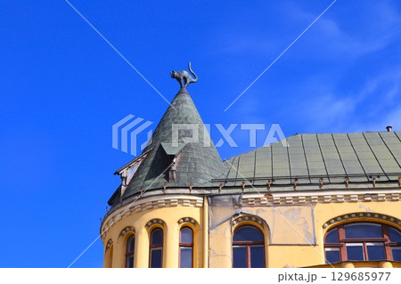 リガ旧市街の猫の家 リガ旧市街の猫の家 129685977