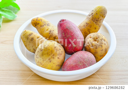 ジャガイモ三種類 ジャガイモ三種類 129686282