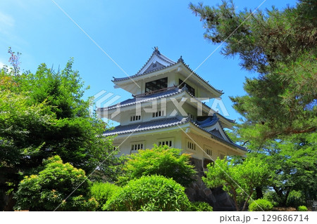 三戸城跡 城山公園から望む歴史と自然 《青森県》 三戸城跡 城山公園から望む歴史と自然 《青森県》 129686714