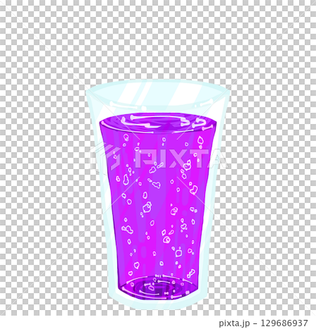 Fizzy grape soda 129686937