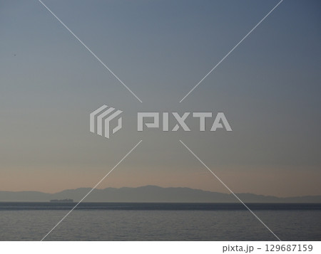 海の夕景 129687159