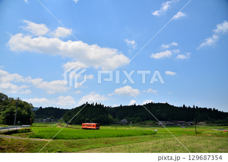 《岐阜県》恵那市 明知鉄道 山岡駅付近 《岐阜県》恵那市 明知鉄道 山岡駅付近 129687354