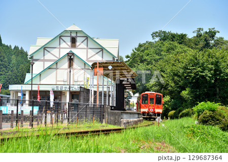 《岐阜県》恵那市 明知鉄道 山岡駅 《岐阜県》恵那市 明知鉄道 山岡駅 129687364