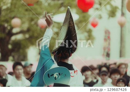 徳島　阿波踊り　有名連の女踊り　高円寺 129687426
