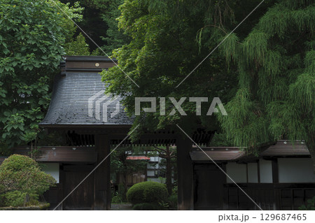 奈良井宿　鎮神社例大祭を迎える広伝山大宝寺 129687465