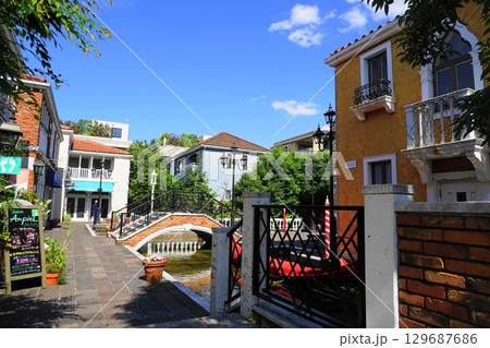 ベネチアの街並みを再現した商店街　6月自由が丘04ラ・ヴィータ自由が丘H3.2 129687686