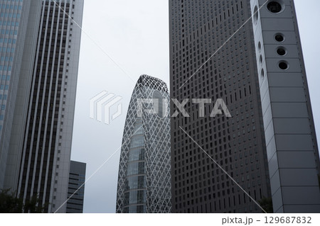 東京 西新宿の風景 都市風景 東京 西新宿の風景 都市風景 129687832