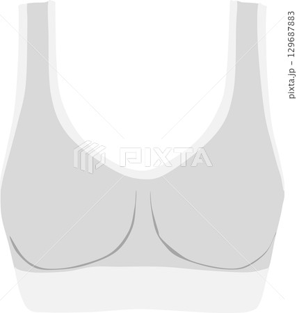 ブラジャーのイラスト	 129687883