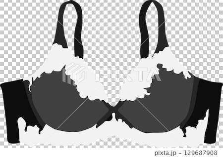 ブラジャーのイラスト	 129687908