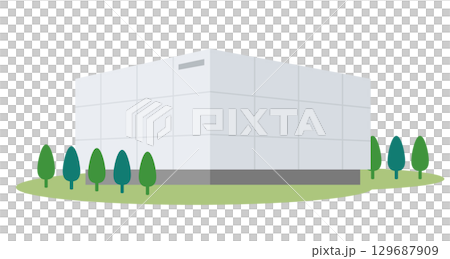 データセンターのイラスト 129687909