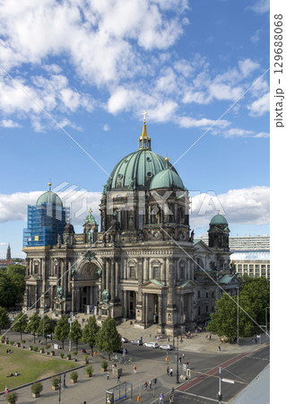 Berlin, Germany - July 01, 2018: Berlin Cathedral 129688068
