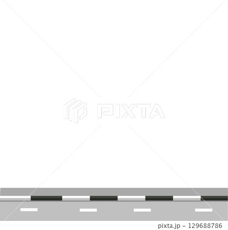 Cartoon Boy Riding a Bicycle on the Road Cartoon Boy Riding a Bicycle on the Road 129688786