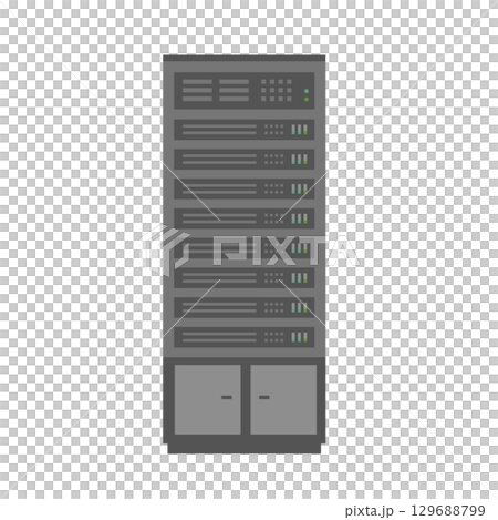サーバーのイラスト 129688799