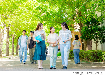 大学生 女性 大学生 女性 129688914