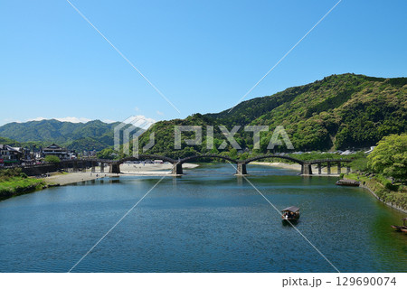 山口県　岩国市　錦帯橋（日本三名橋） 129690074