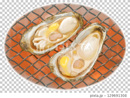 冬が旬!リアルな焼き牡蠣(バター醤油)炭火焼 冬が旬!リアルな焼き牡蠣(バター醤油)炭火焼 129691308