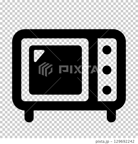 電子レンジのアイコン 電子レンジのアイコン 129692242