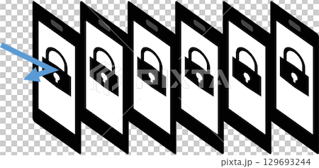 Cyber security illustration Cyber security illustration 129693244