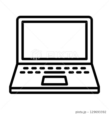 ノートパソコンのアイコン。 ノートパソコンのアイコン。 129693392