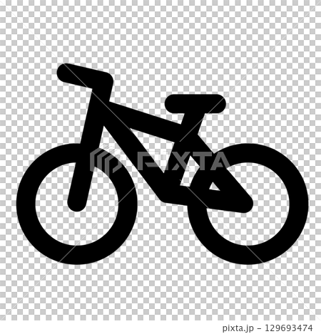 自転車のアイコン 129693474