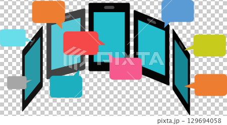 Social media graphic illustrations Social media graphic illustrations 129694058
