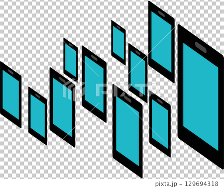 Smartphone graphic illustration Smartphone graphic illustration 129694318