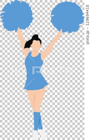 Cheerleader illustration Cheerleader illustration 129694418