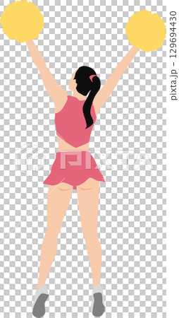 Cheerleader illustration Cheerleader illustration 129694430