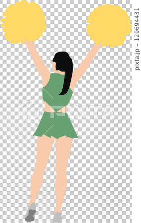 Cheerleader illustration Cheerleader illustration 129694431